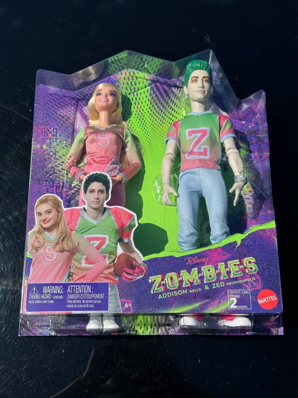 Disney Zombies Addison & Zed Mattel Meg Donnelly Milo Manheim